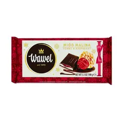 شکلات تخته ای واول با مغز رزبری و عسل (wawel) 100 گرم