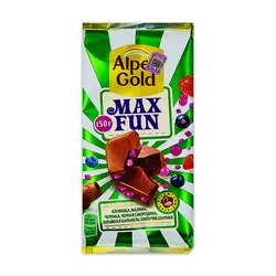 شکلات بلوبری و توت فرنگی آلپن گلد (alpen gold) 150 گرم