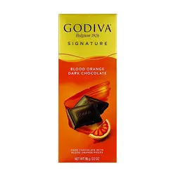 شکلات تخته ای گودیوا با طعم پرتقال خونی (godiva) 90 گرم