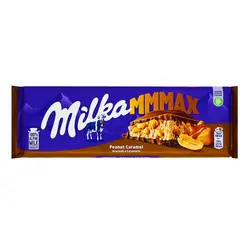 شکلات تخته ای میلکا با مغز کارامل و بادام زمینی (milka) 276 گرم