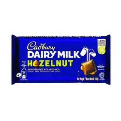 شکلات تخته ای با مغز فندق (cadbury) 160 گرم