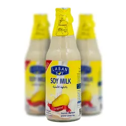 شیر سویا با طعم انبه لابان (laban) 300 میل