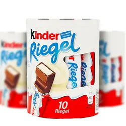 شکلات با مغز کرم شیری کیندر ریگل 10 عددی (kinder) 210 گرم