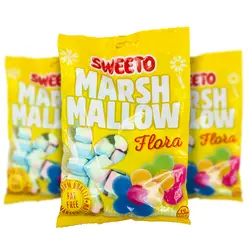 مارشمالو طرح گل سوئیت (sweeto) 140 گرم