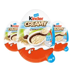 شکلات غلات کرانچی شیری کیندر کرمی (kinder) 19 گرم