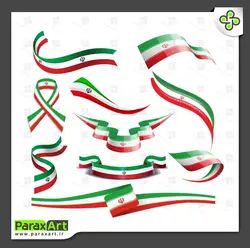 فایل لایه باز پکیج پرچم ایران