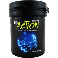 اکشن ادامس 30عدد کافئین.اکالیپتوس