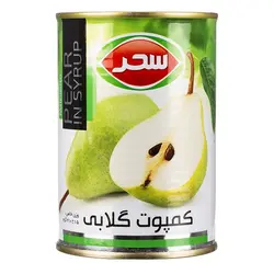 کمپوت گلابی سحر ۴۳۰ گرم