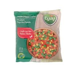 مخلوط سبزیجات (ذرت ، هویج ، نخود فرنگی )400 گرم پمینا کاله