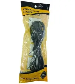 کابل برق لپتاپ پک زرد