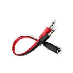 کابل 2 به 1 صدا (هدفون و میکروفون)