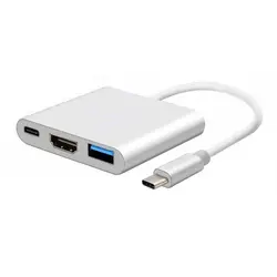 مبدل / تبدیل مدل  TYPE-C TO HDMI/USB3/(3 in one)