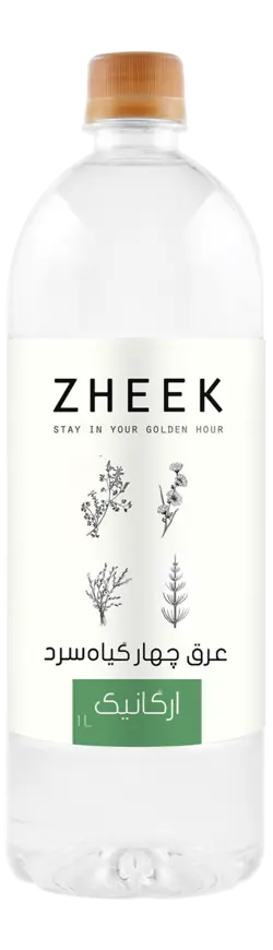 عرق 4 گیاه (سرد) 1 لیتری ارگانیک ژیک