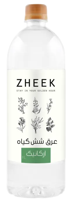 عرق تصفیه کبد 6 گیاه 1 لیتری ارگانیک ژیک