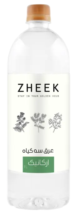 عرق 3 گیاه (سنگ شکن) 1 لیتری ارگانیک ژیک