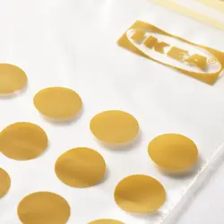 کیسه پلاستیک زیپ دار ایکیا مدل ISTAD کد 505.256.42 بسته 50 عددی