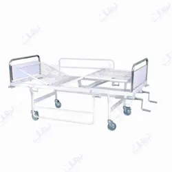 تخت بیمار مکانیکی ساده سه شکن