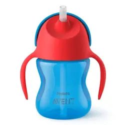 لیوان آبمیوه خوری نی دار  200 میل آبی فیلیپس اونت Philips Avent