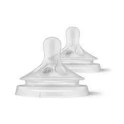 سر شیشه اونت دو عددی نچرال چهار قطره +3 ماه ضد چکه اونت Avent