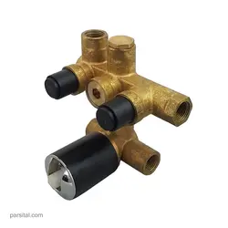 بدنه حمام توکار کی دبلیو سی مدل ورونا تیپ 3 فشاری مشکی
