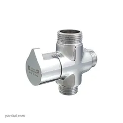 سه راه برنجی یونیکا فریز شاور کروم (اکو2)