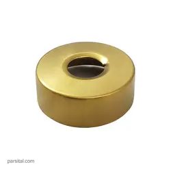 قالپاق برنجی گرد نوبل طلا مات