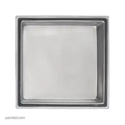 کفشور استیل سرامیک خور 13×13  فرپلاست (اینوکس پلیت)