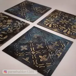 مجموعه ۴ عددی شابلون خشت کد PS109-112