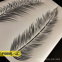 شابلون گل و برگ کد PS600