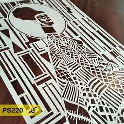 شابلون نقاشی کد PS220 (زن با نقاب)