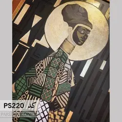 شابلون نقاشی کد PS220 (زن با نقاب)