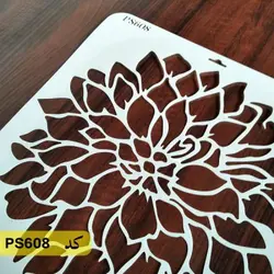 شابلون گل و برگ کد PS608