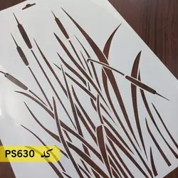 شابلون گل و برگ کد PS630