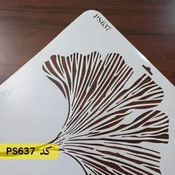شابلون گل و برگ کد PS637