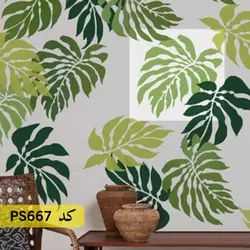 شابلون گل و برگ کد PS667
