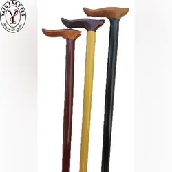 عصا چوبی مدل دسته گرگی - پارس طب