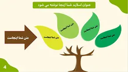 قالب پاورپوینت کشاورزی و گیاه شناسی