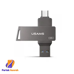 فلش مموری 64 گیگ USB 3.0 و TYPE C یوسمز مدل US-ZB200