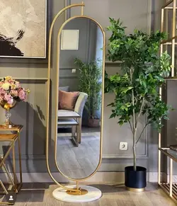 آینه قدی چرخشی پایه دار – آینه قدی گردان