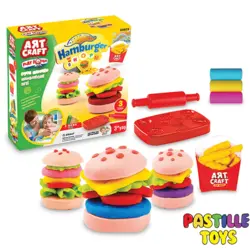 آرت كرفت-ست خمير بازی همبرگر