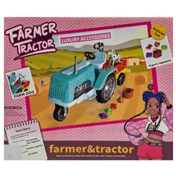 ست باربی در مزرعه و تراکتور