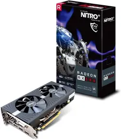 کارت گرافیک استوک RX 580 SAPPHIRE NITRO PLUS 4GB