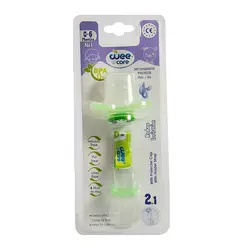 پستانک ارتودنسی روز و شب همراه با بند و زنجیر تا 6 ماهگی وی کر کد P110
