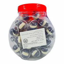 مارشمالو توپی مدل بیسکویت کرمدار چینی لاو می 50 عددی 500 گرم