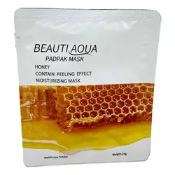 ماسک صورت مدل عسل بیوتی آکوا 25 گرم