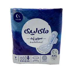 نوار بهداشتی سوپر پد نیمه ضخیم سایز خیلی خیلی بزرگ مای لیدی 7 عددی