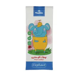 لواشک ورقه ای آلو طرح فیل مادلین 20 گرم