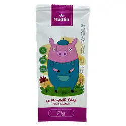 لواشک ورقه ای آلبالو طرح خوک مادلین 20 گرم