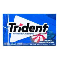 آدامس با طعم نعناع تند و آبنبات ترایدنت 14 عددی