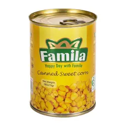 کنسرو ذرت شیرین آسان بازشو فامیلا 400 گرم